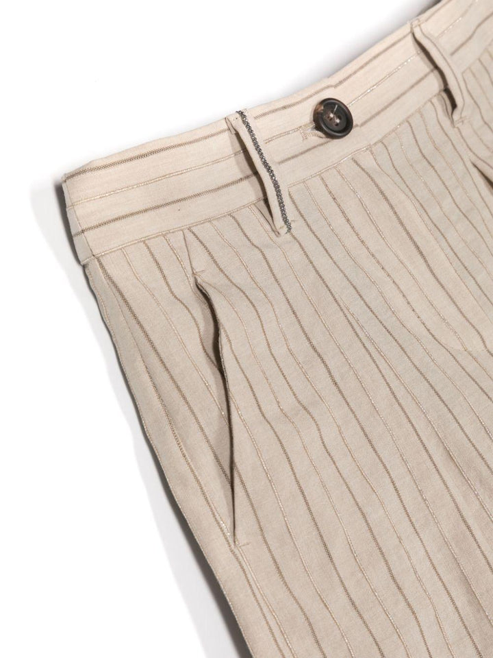 Shorts beige bambina