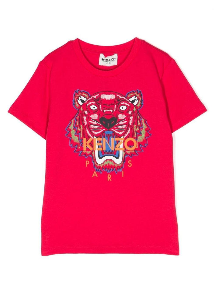 T-shirt fucsia bambina K15655 491 KENZO KIDS 