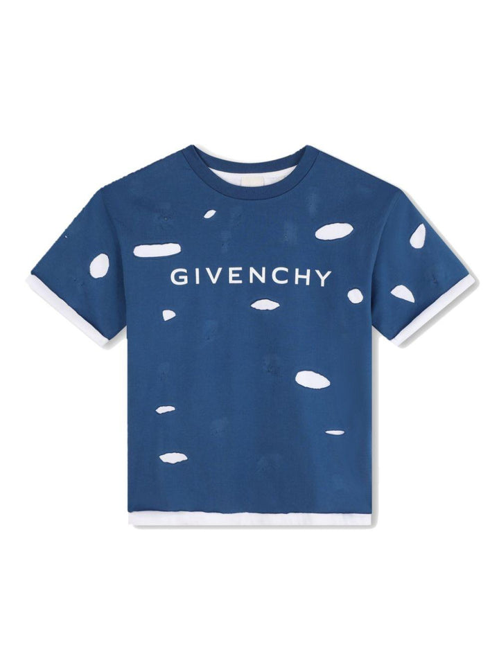 T-shirt blu bambino
