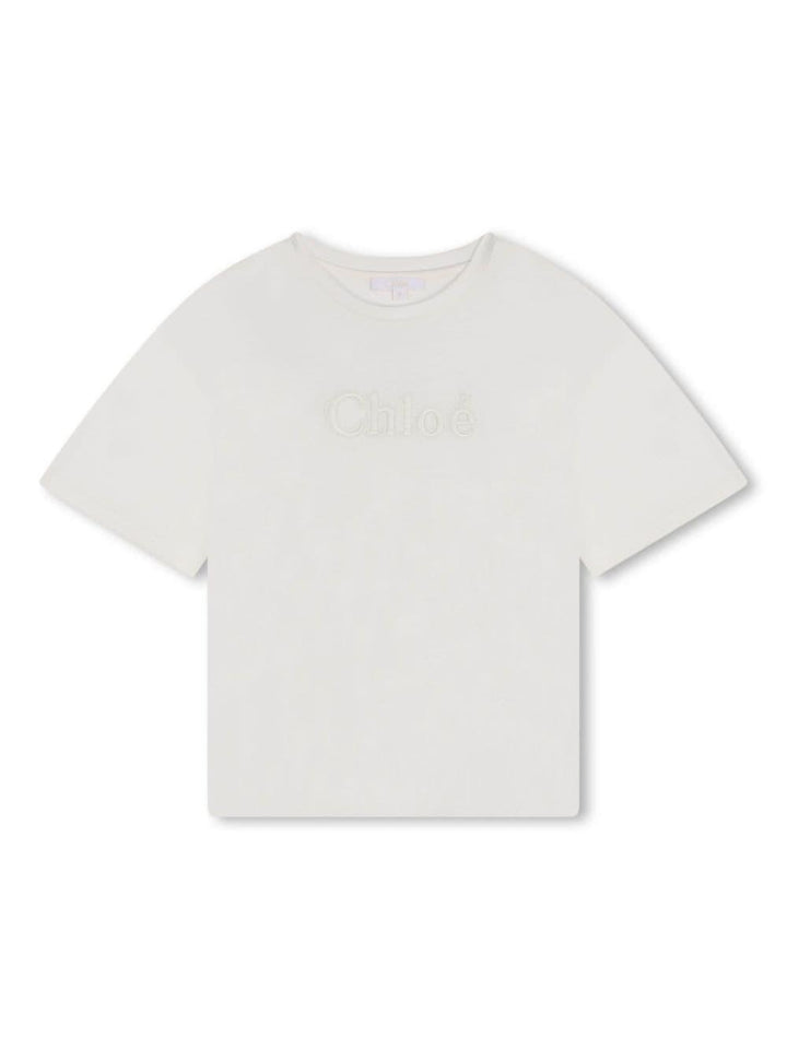 T-shirt bianca bambina