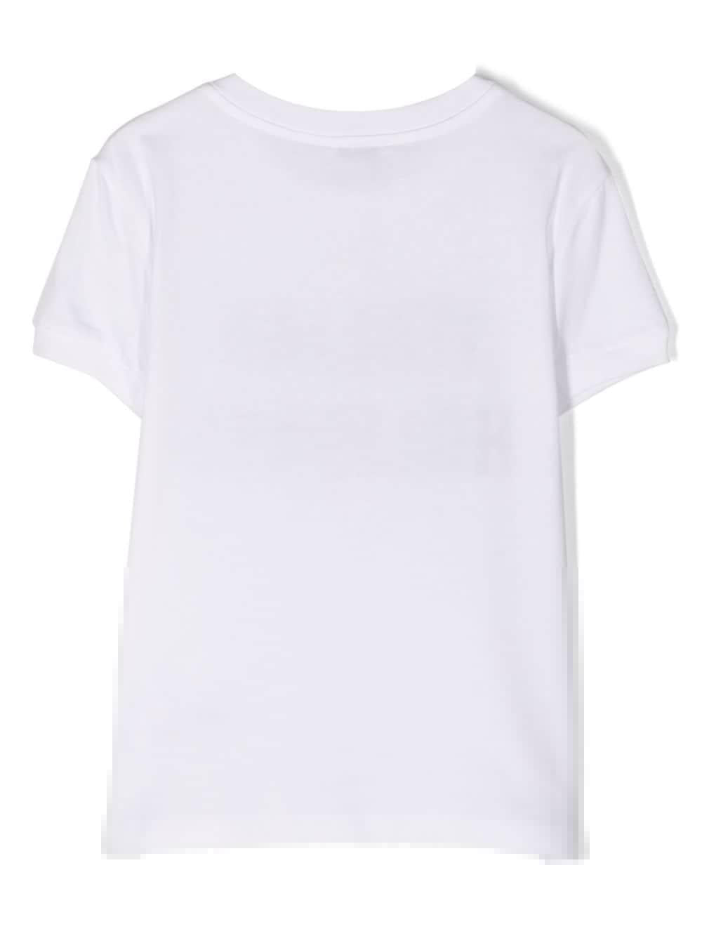 t-shirt bianco bambina
