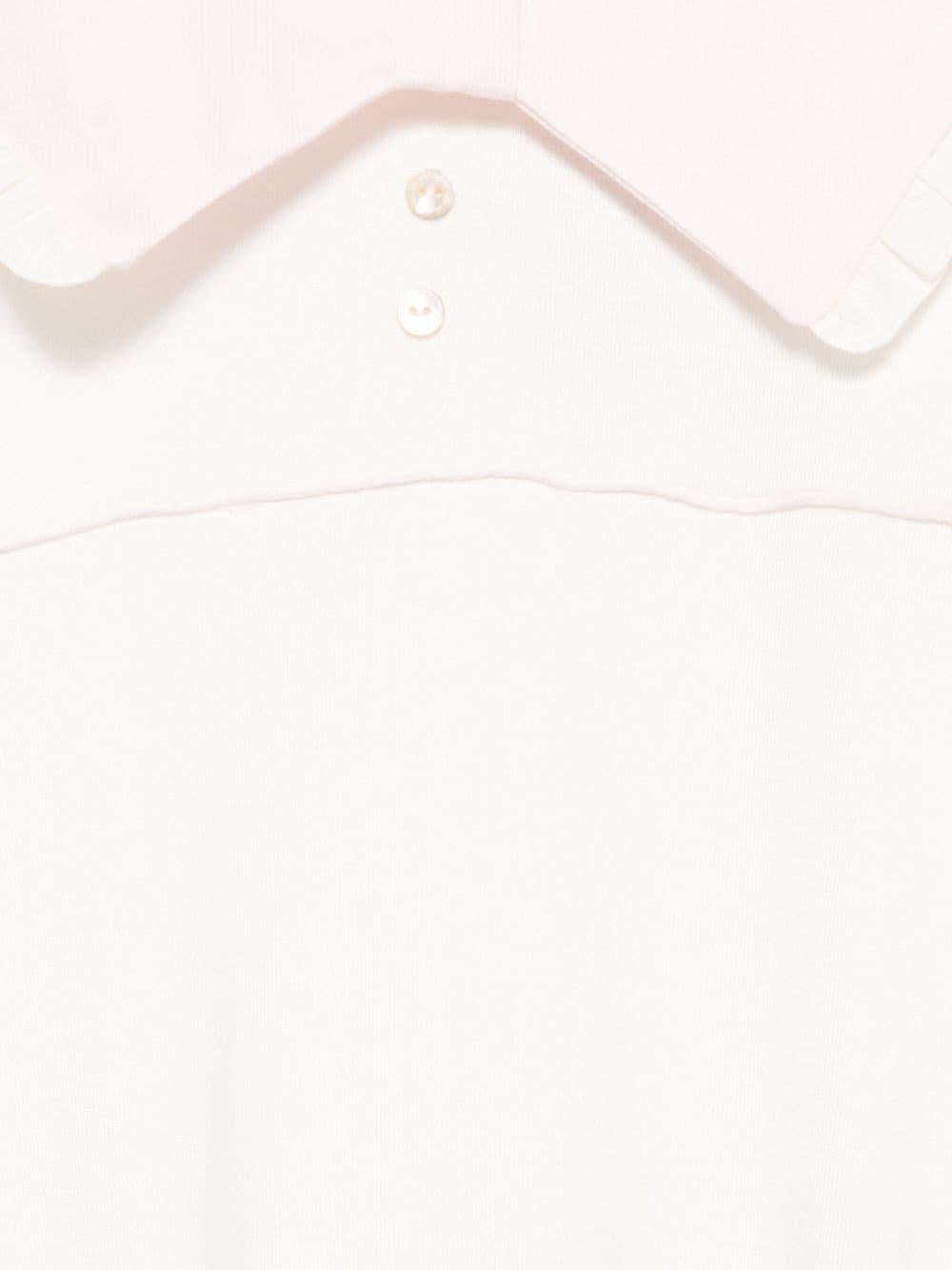 tutina bianco/rosa neonata