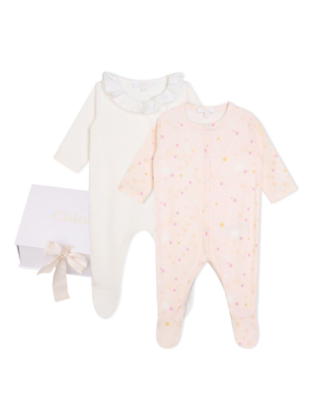 Pigiama neonata bianco/multicolore
