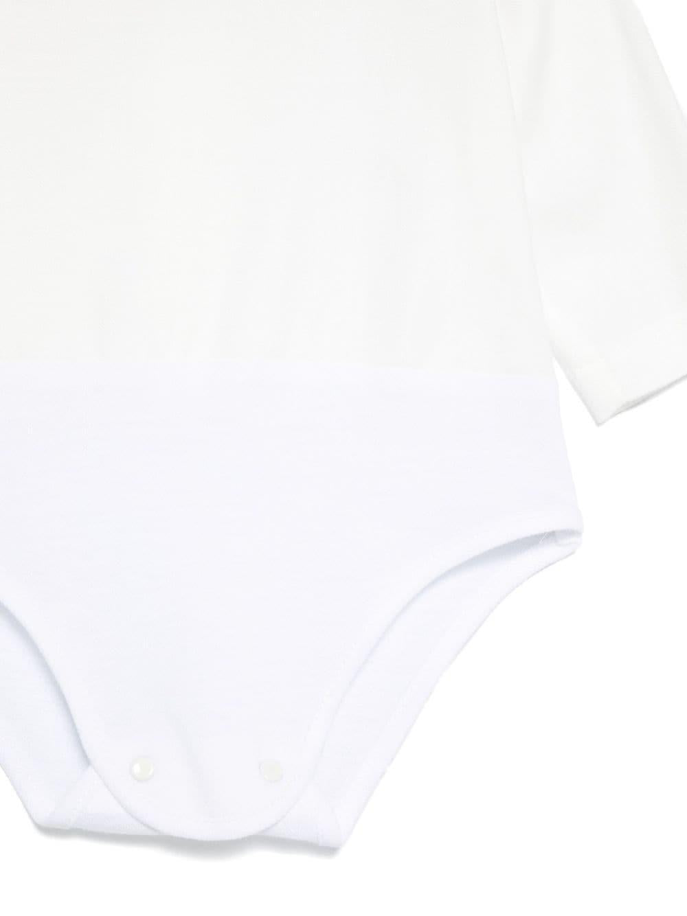 salopette+camicia celeste neonato