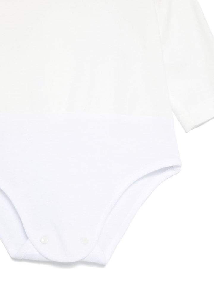 salopette+camicia celeste neonato