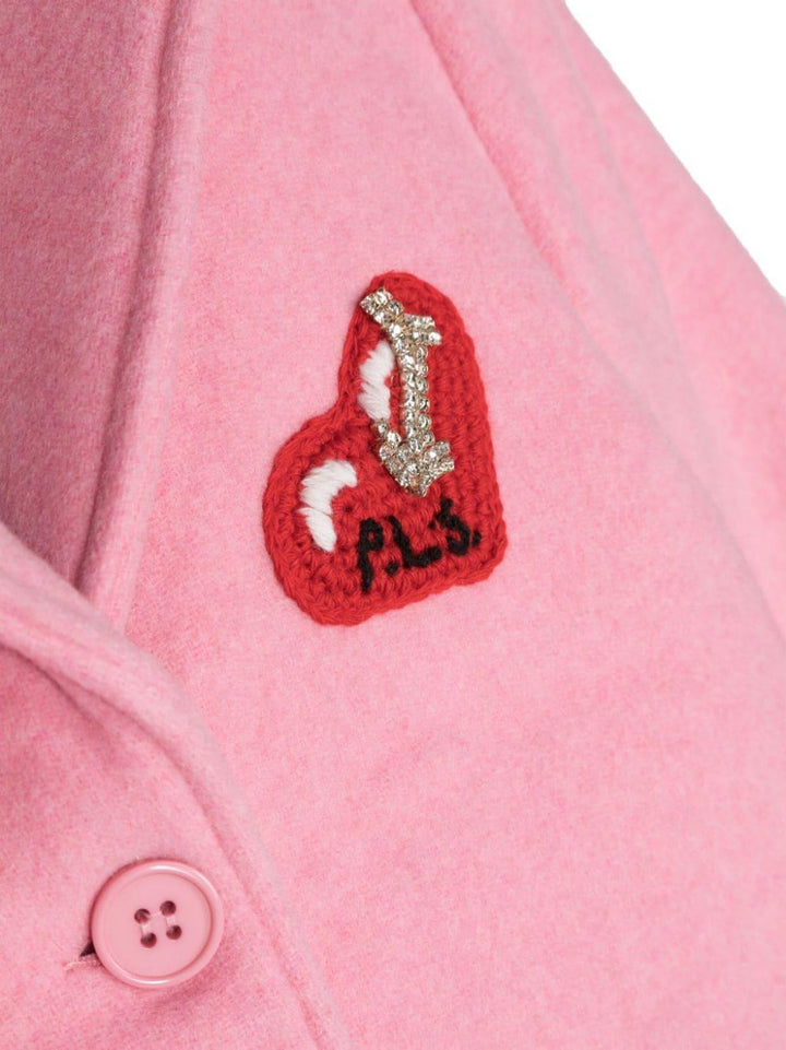 Cappotto rosa bambina