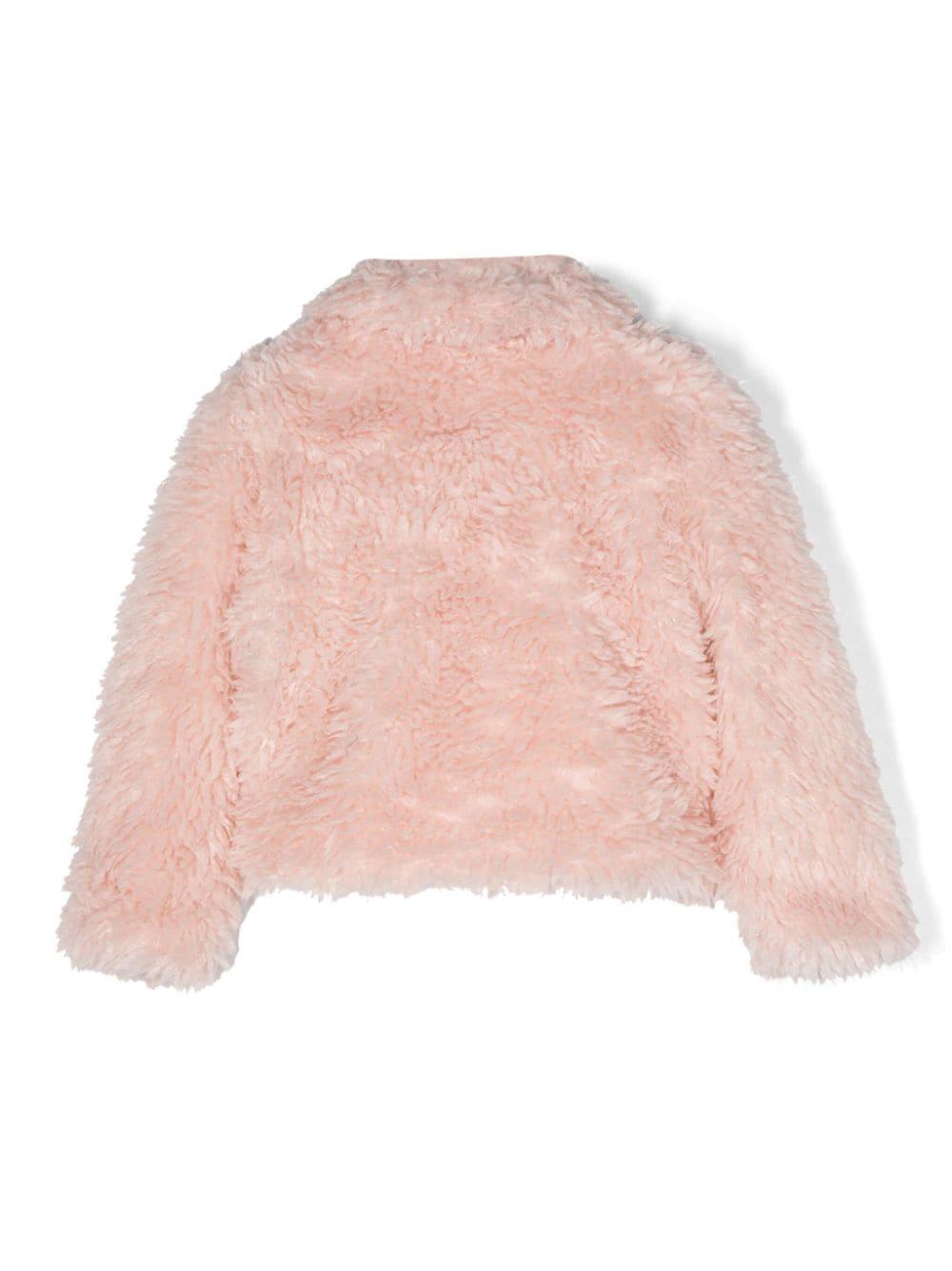 Cappotto rosa chiaro bambina