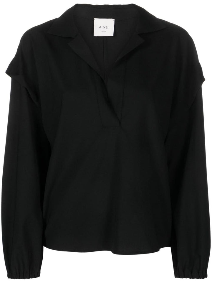 Blusa nera donna