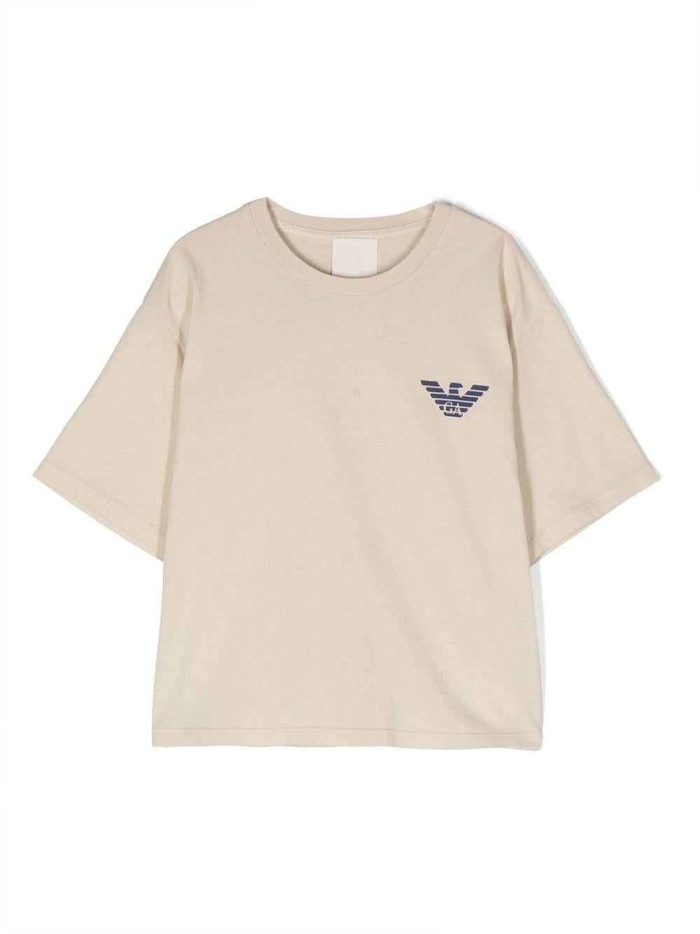 T-shirt beige bambina