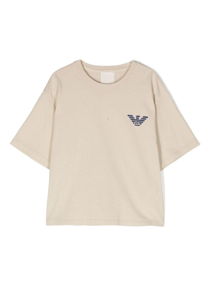 T-shirt beige bambina