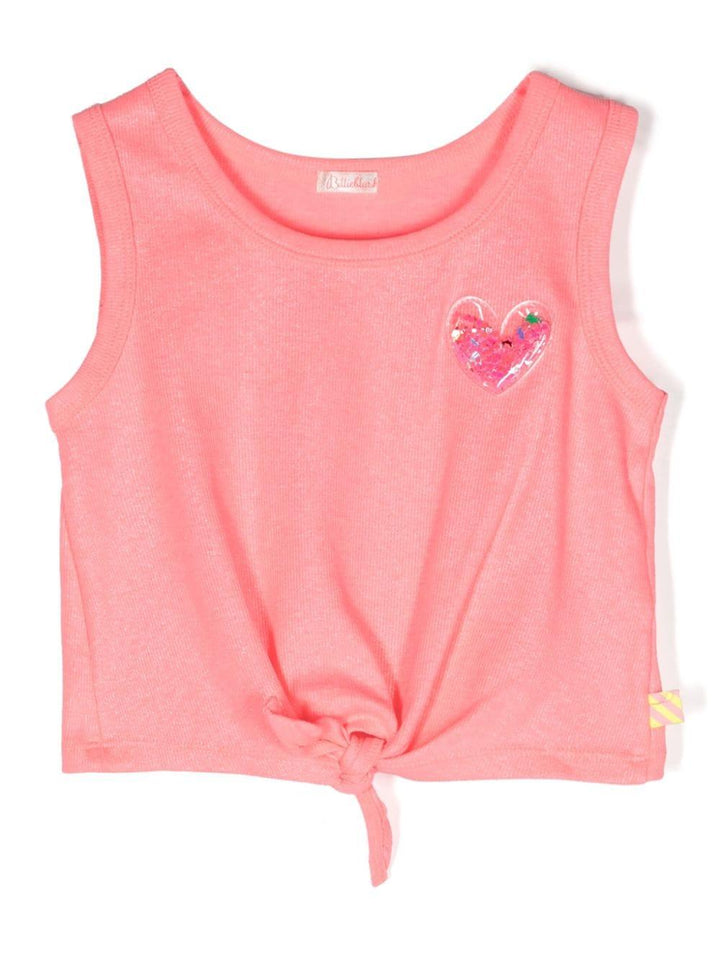 canotta rosa bambina