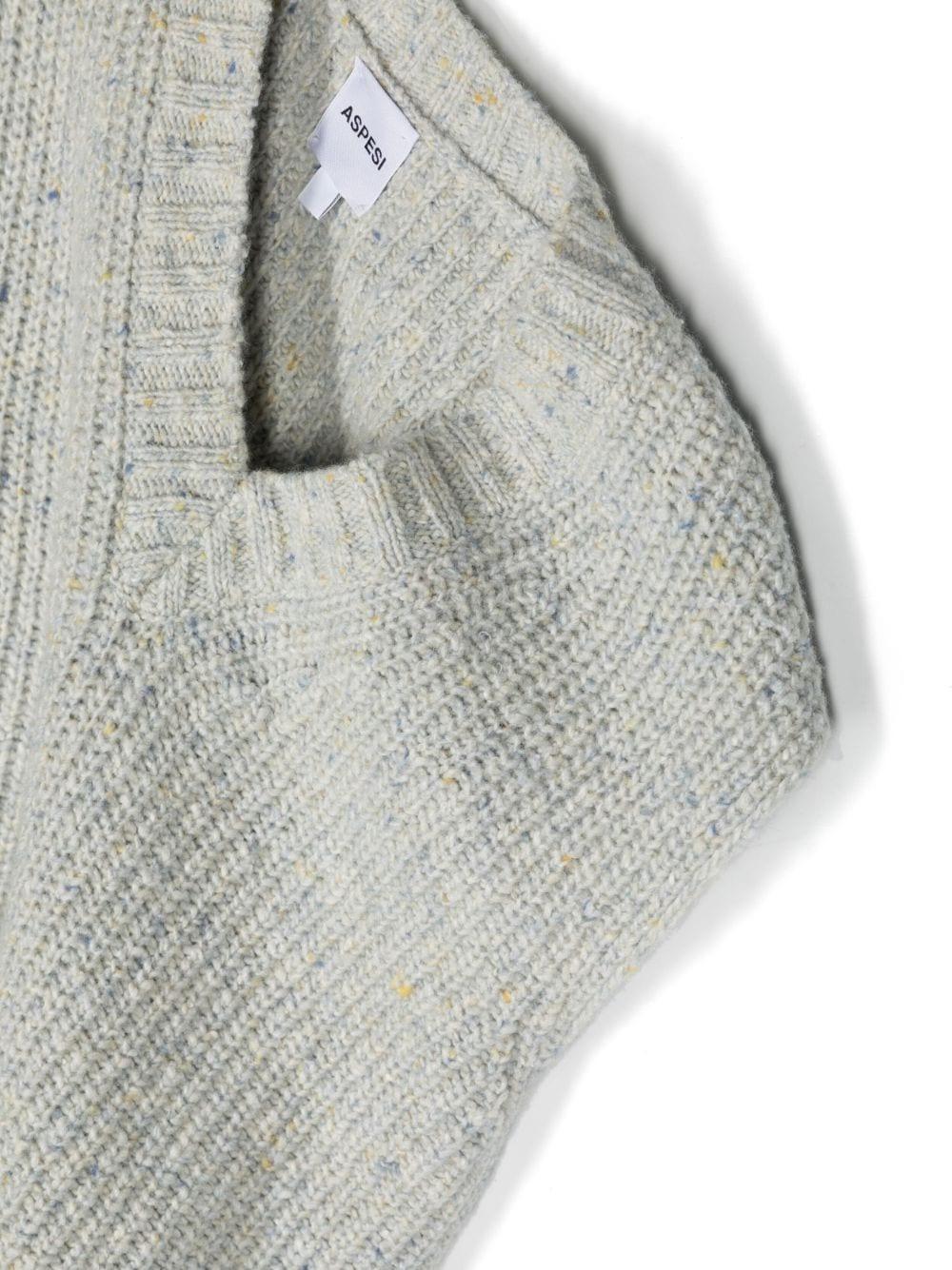 Gilet grigio bambina