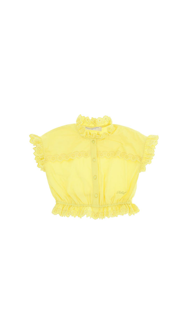 Camicia gialla bambina