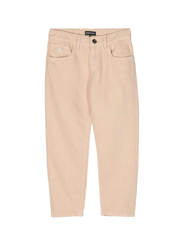 Pantalone bambino beige