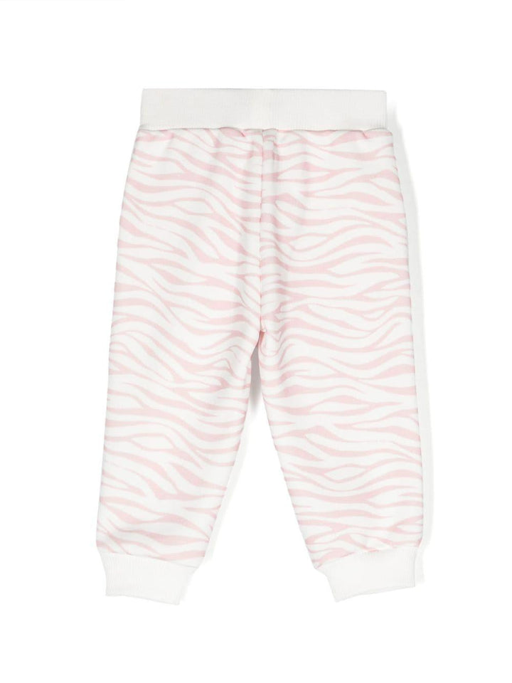 Pantaloni neonata con stampa e applicazione
