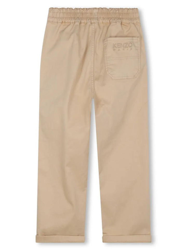 pantaloni beige bambino K60731 21D KENZO KIDS 