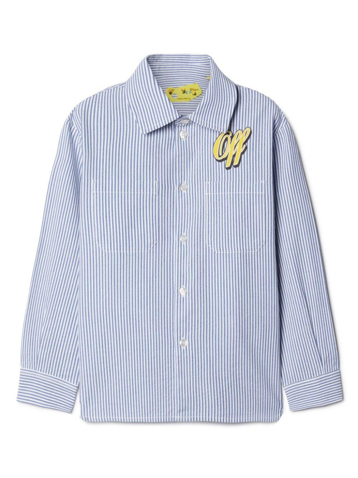 camicia celeste bambino