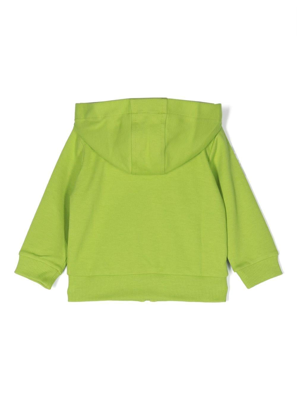 Felpa verde neonato unisex
