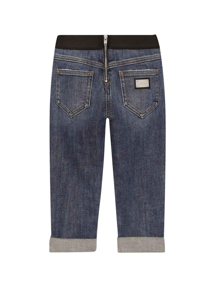 Jeans blu bambina