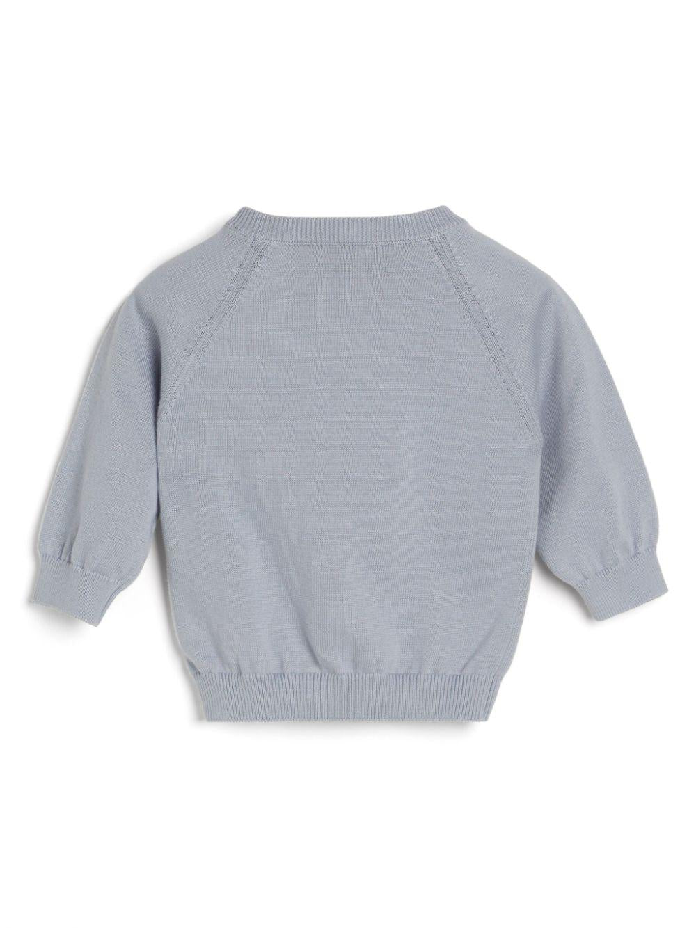 Maglione blu neonato