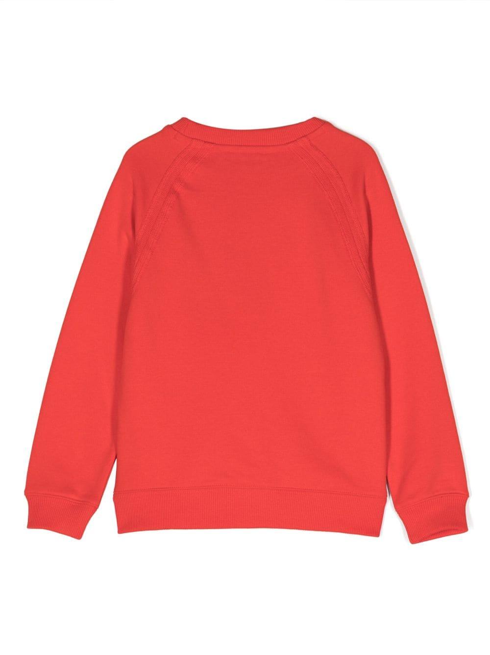 Felpa rossa bambino con stampa W25628 997 Marc Jacobs Kids 