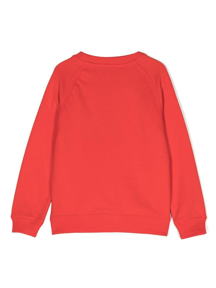 Felpa rossa bambino con stampa W25628 997 Marc Jacobs Kids 