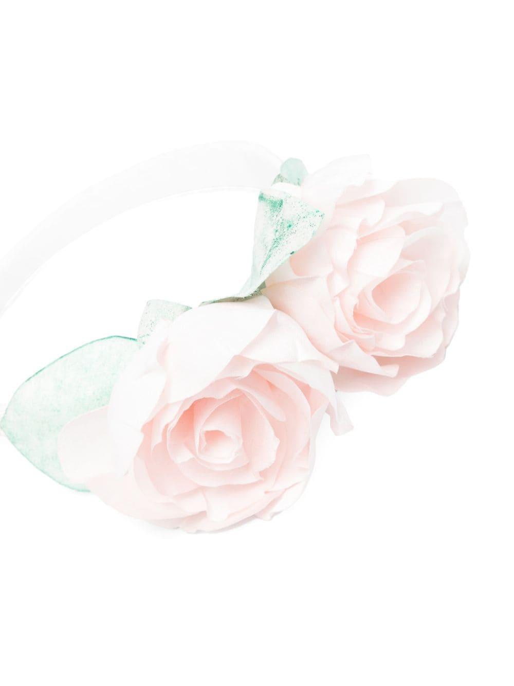 Cerchietto rosa bambina