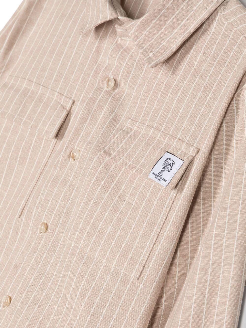 Camicia beige bambino