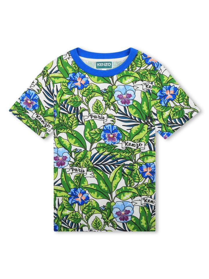 t-shirt fantasia bambino K60354 66F KENZO KIDS 