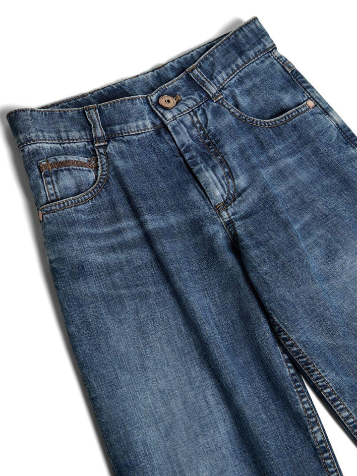 pantaloni denim bambina