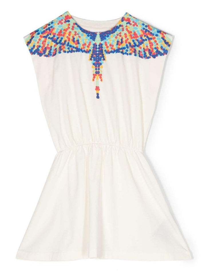Abito beige bambina CGDH001S23JER002 0430 Marcelo Burlon kids 