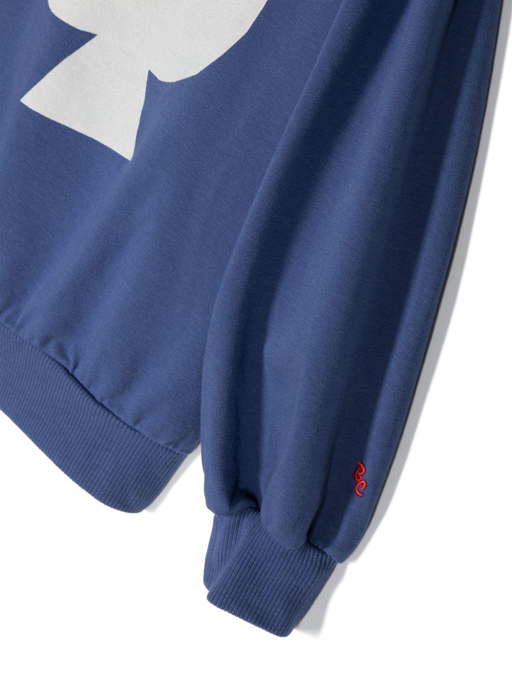 Felpa blu bambino