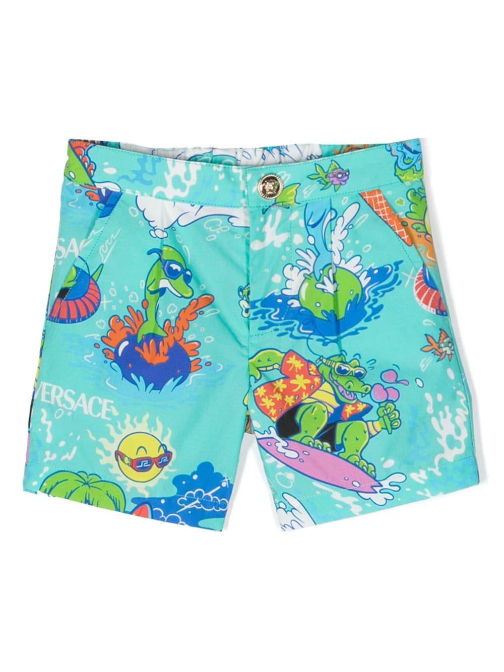Shorts multicolor unisex 10091181A05557 5G430 VERSACE 