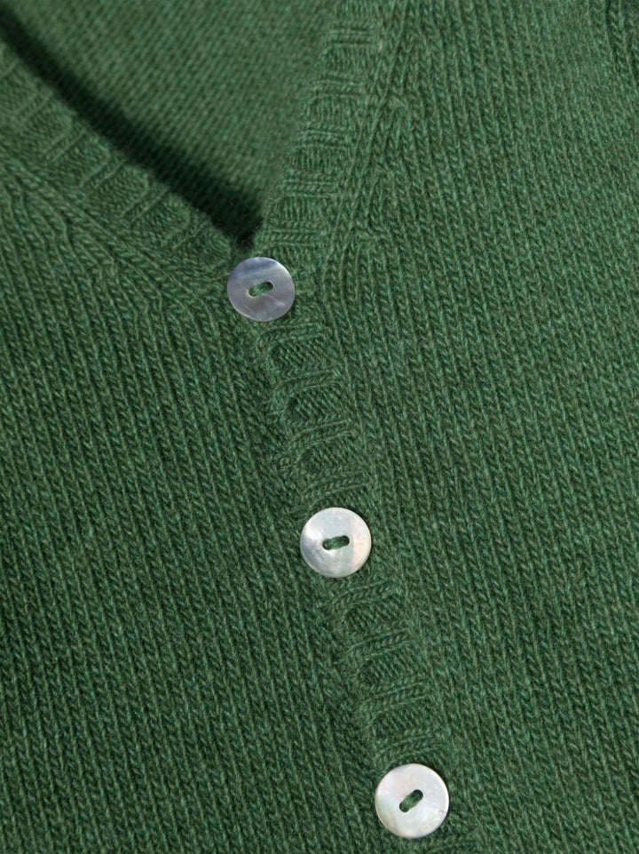 Cardigan verde neonata