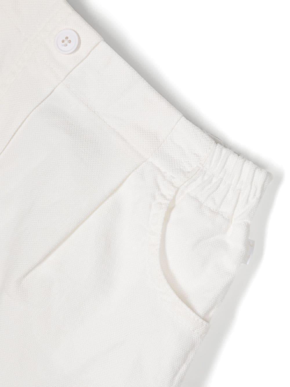 Bermuda bianco bambina