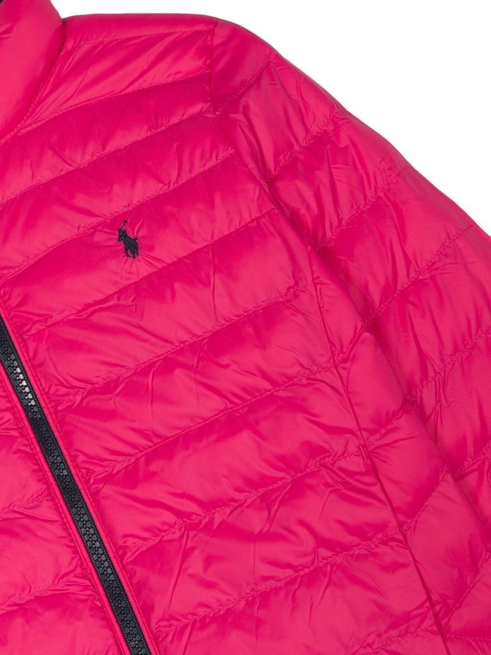 Piumino blu/fucsia bambino