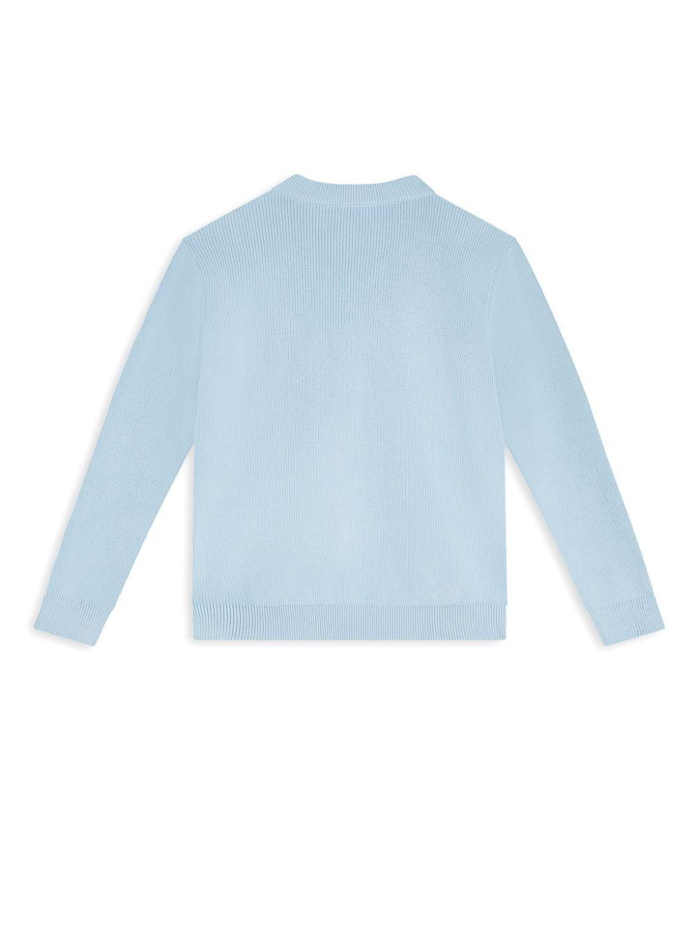 Maglione azzurro bambina