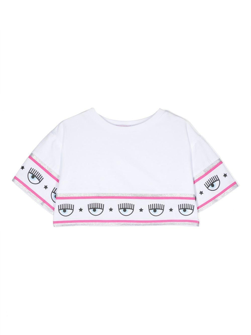 T-shirt bianca bambina
