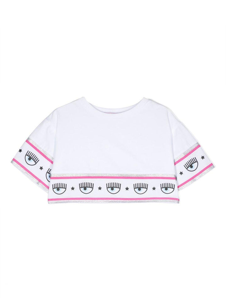 T-shirt bianca bambina