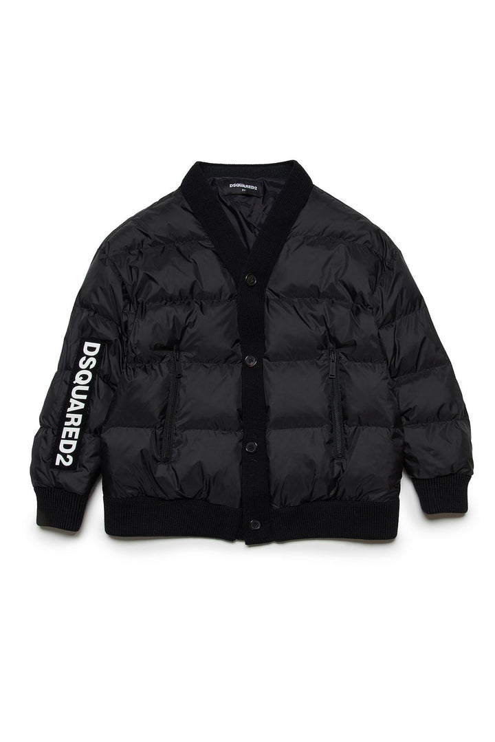 Piumino nero bambino