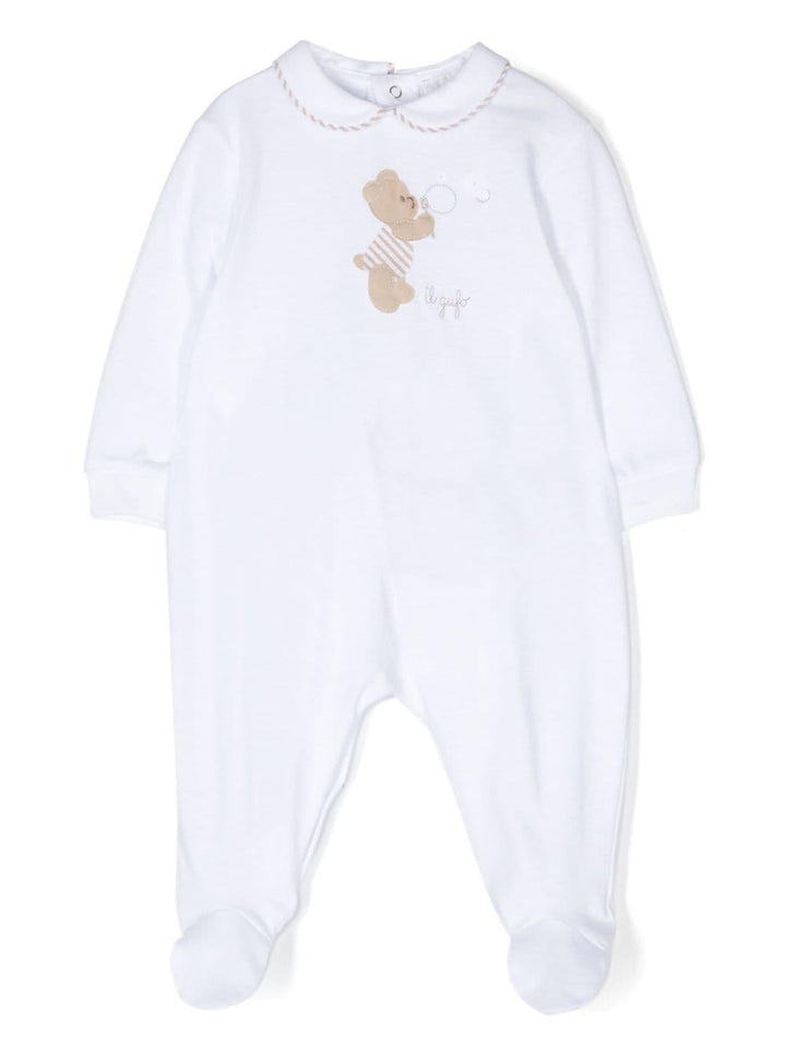 Pigiama bianco neonato
