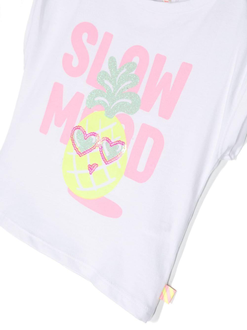 T-shirt neonata bianca