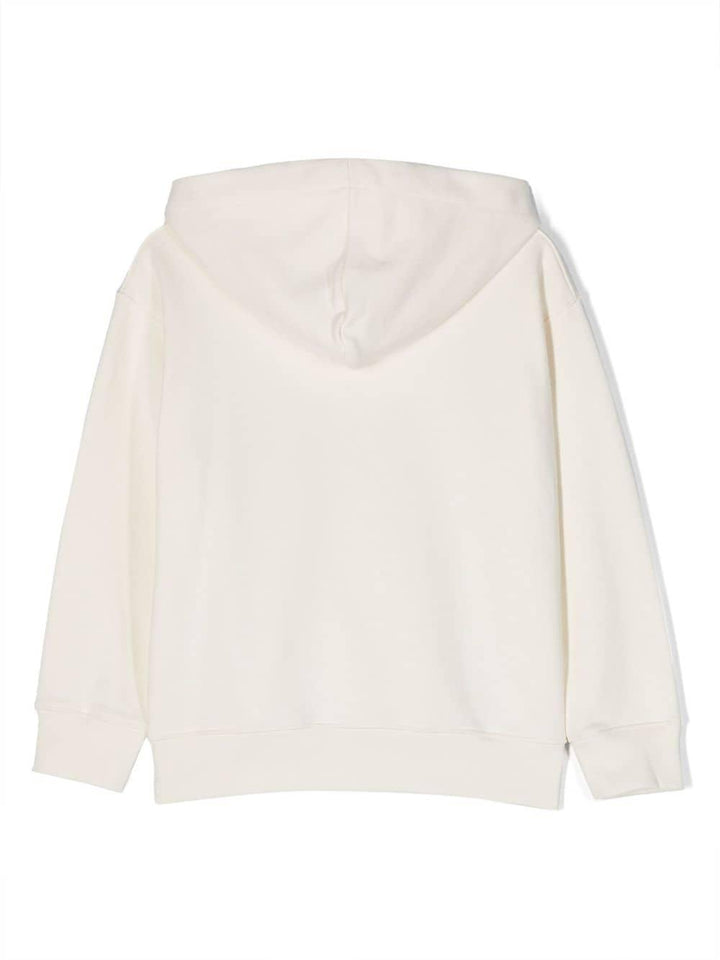 Felpa bianca bambino