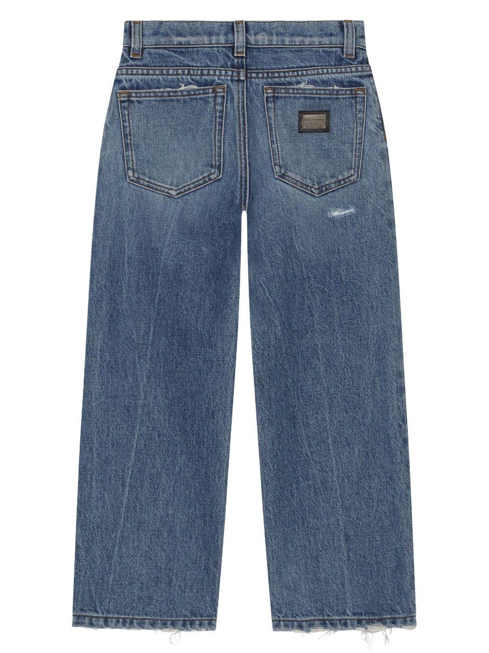 Jeans denim blu bambino