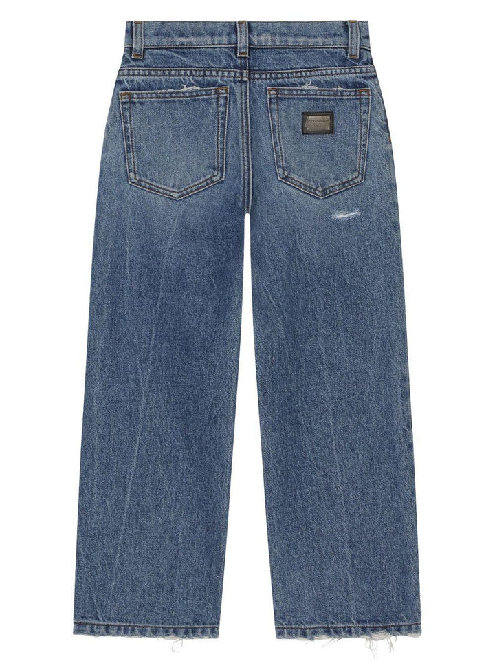 Jeans denim blu bambino