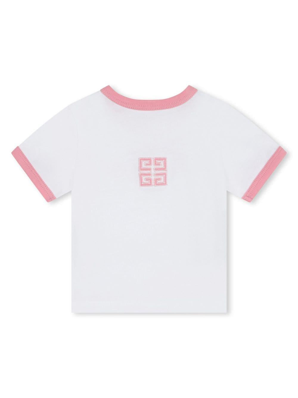 Set neonata bianco/rosa H30265 465 Givenchy Kids 