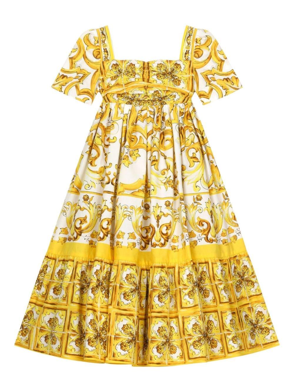 Abito giallo bambina