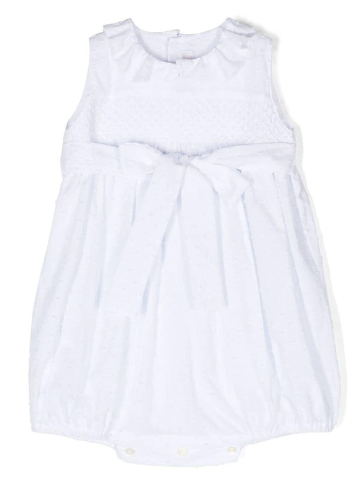 pagliaccetto bianco neonata
