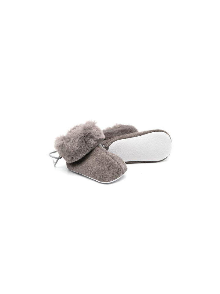 Scarpe pre-walker con finiture in shearling
