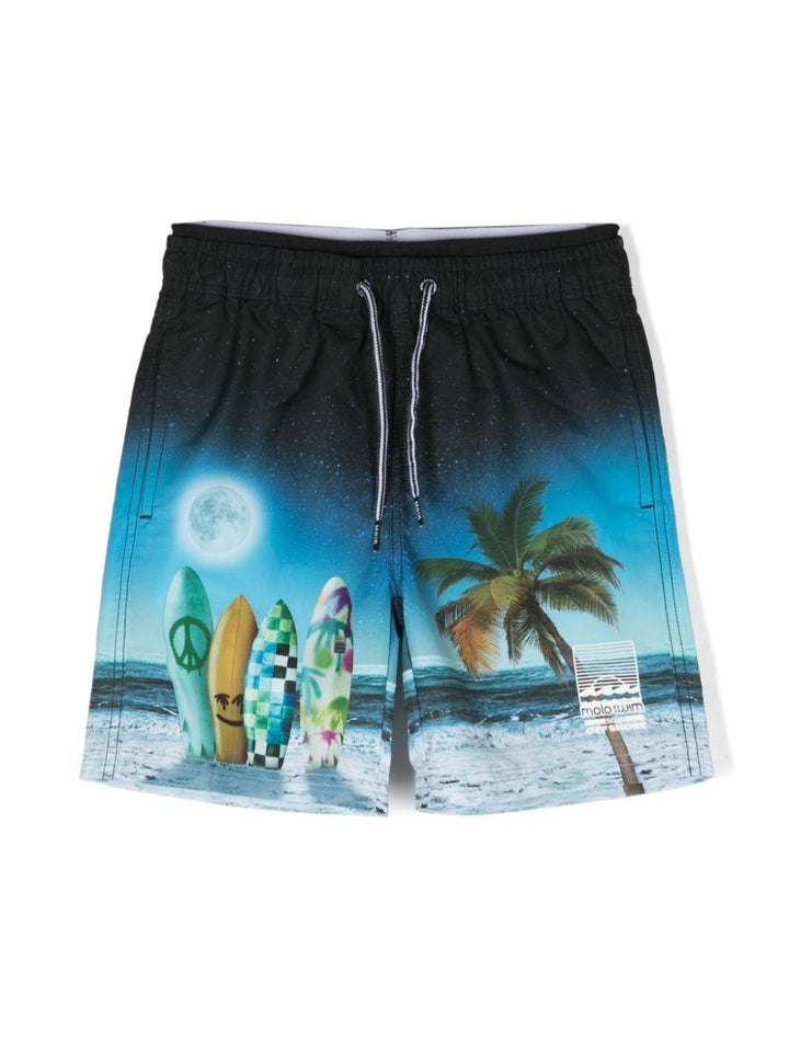 Costume nero/multicolore bambino